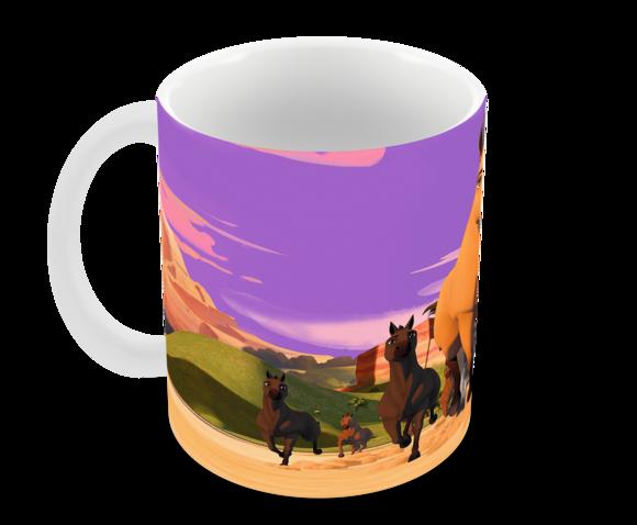 Caneca Polímero Spirit o Corcel Indomável Personalizada