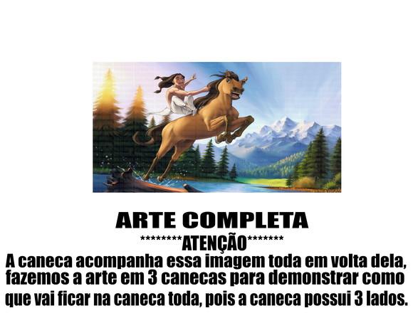 Caneca Polímero Spirit o Corcel Indomável Personalizada