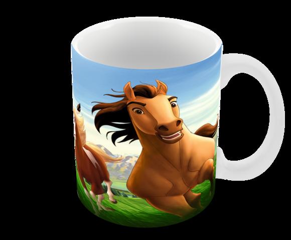 Caneca Polímero Spirit o Corcel Indomável Personalizada