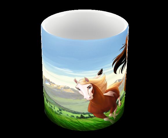 Caneca Polímero Spirit o Corcel Indomável Personalizada