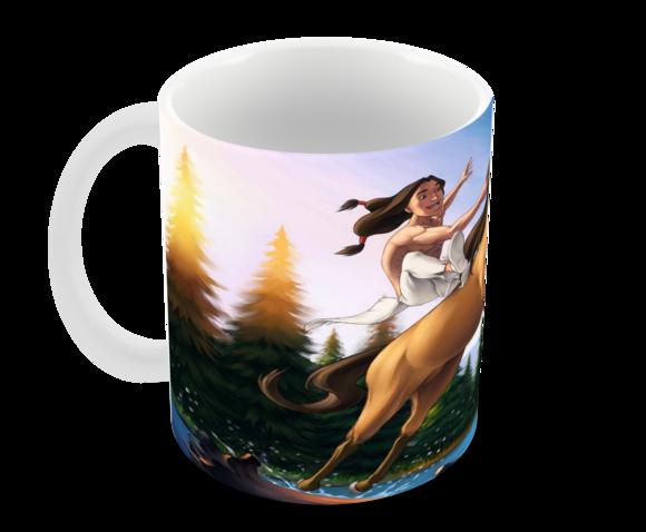 Caneca Polímero Spirit o Corcel Indomável Personalizada