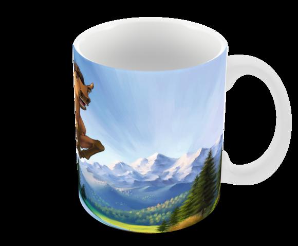 Caneca Polímero Spirit o Corcel Indomável Personalizada