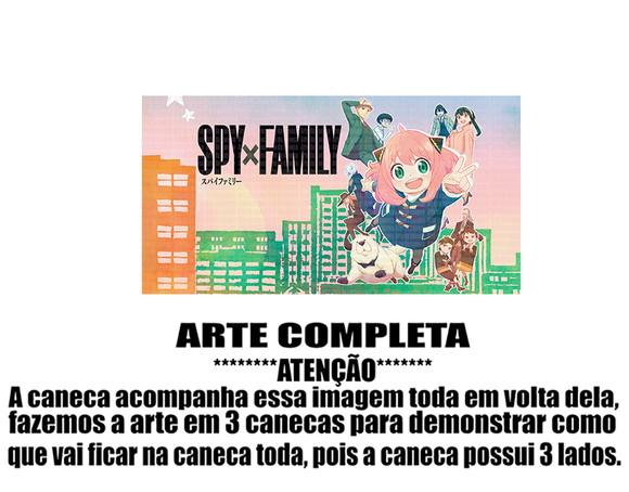 Caneca Polímero Spy x Family Personalizada