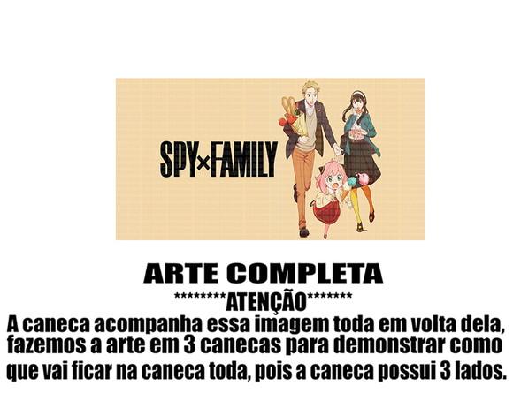 Caneca Polímero Spy x Family Personalizada