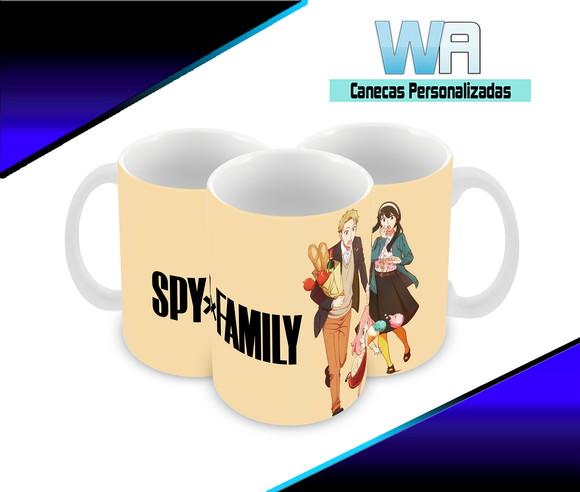 Caneca Polímero Spy x Family Personalizada