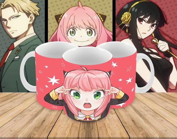 Caneca Polímero Spy x Family Personalizada