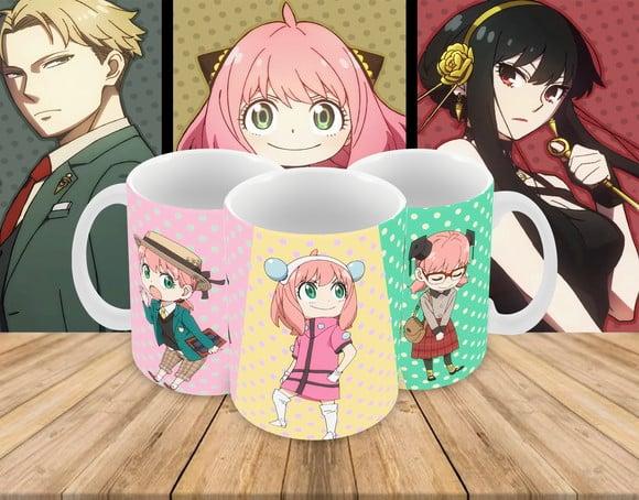 Caneca Polímero Spy x Family Personalizada
