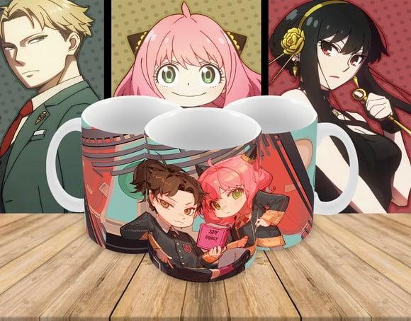 Caneca Polímero Spy x Family Personalizada