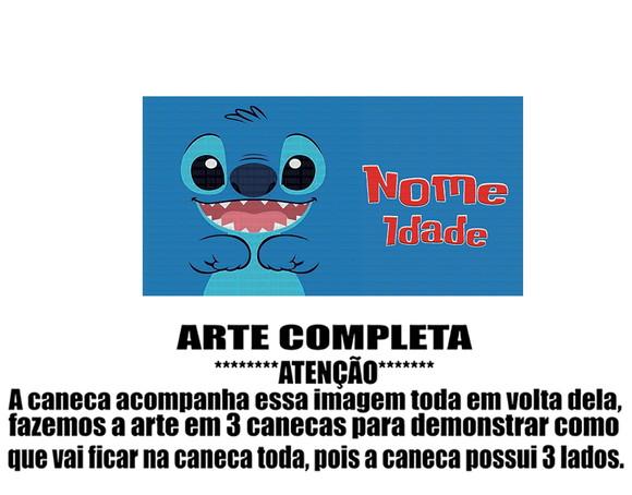 Caneca Polímero Stitch Personalizada