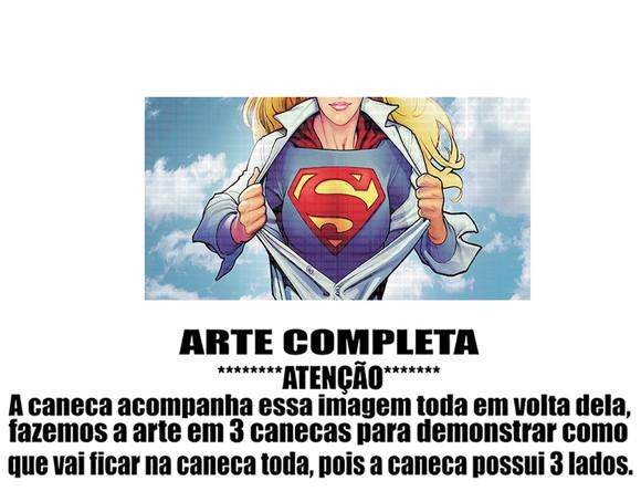 Caneca Polímero Super Girl Personalizada