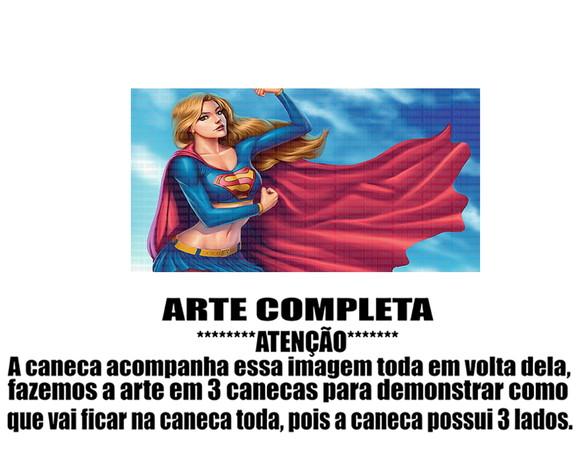 Caneca Polímero Super Girl Personalizada