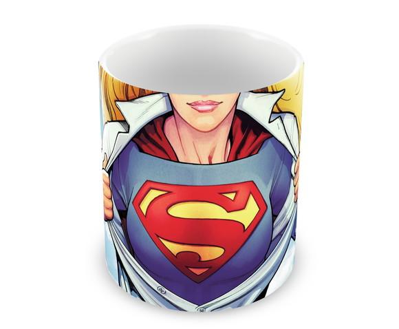 Caneca Polímero Super Girl Personalizada