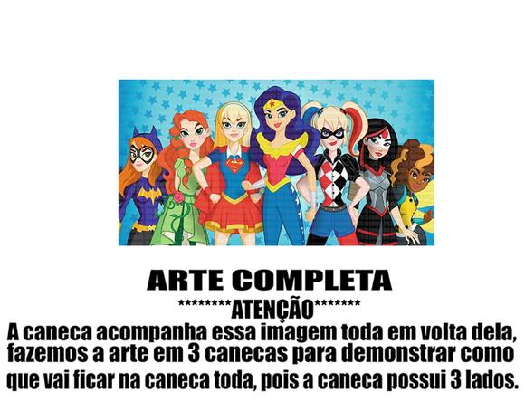 Caneca Polímero Super Heroínas Personalizada