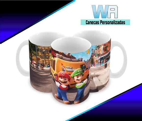 Caneca Polímero Super Mario Personalizada