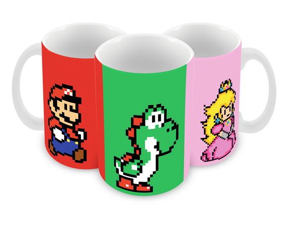 Caneca Polímero Super Mario Personalizada