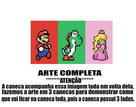 Caneca Polímero Super Mario Personalizada