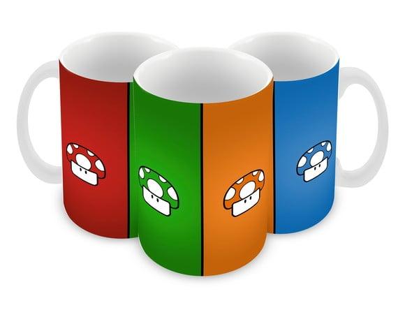 Caneca Polímero Super Mario Personalizada