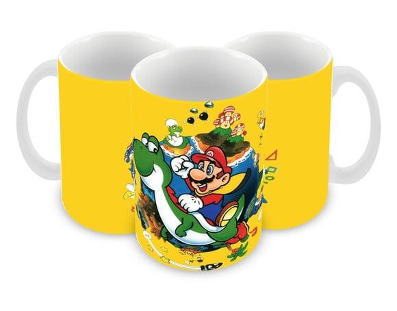 Caneca Polímero Super Mario Personalizada