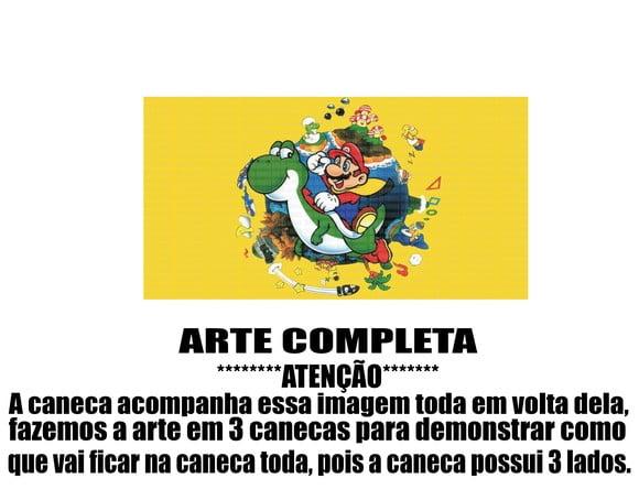 Caneca Polímero Super Mario Personalizada