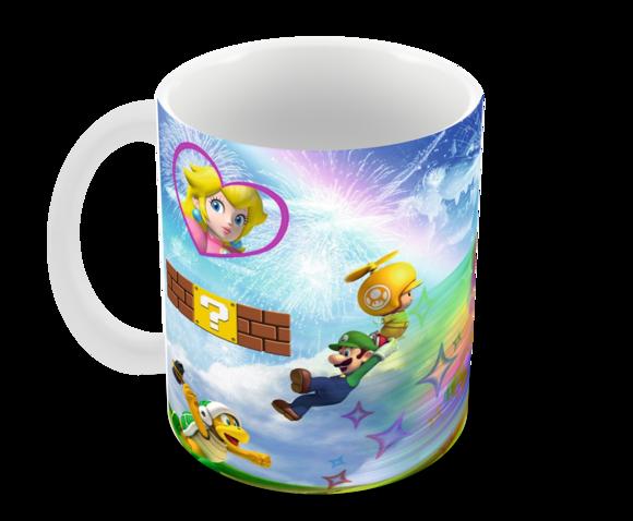 Caneca Polímero Super Mario Personalizada