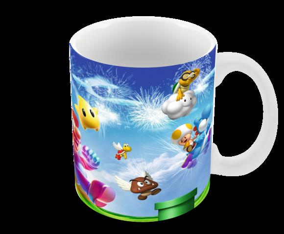 Caneca Polímero Super Mario Personalizada