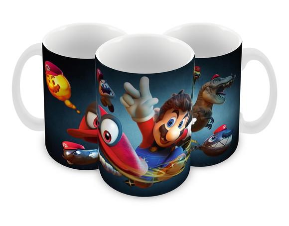 Caneca Polímero Super Mario Personalizada