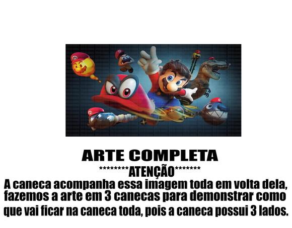Caneca Polímero Super Mario Personalizada