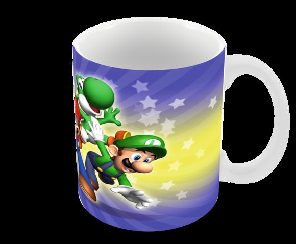 Caneca Polímero Super Mario Personalizada