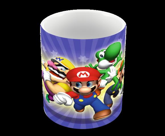 Caneca Polímero Super Mario Personalizada