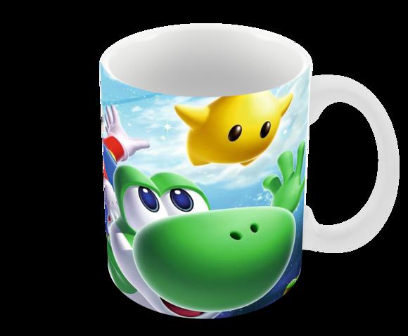 Caneca Polímero Super Mario Personalizada