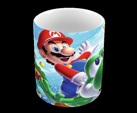 Caneca Polímero Super Mario Personalizada