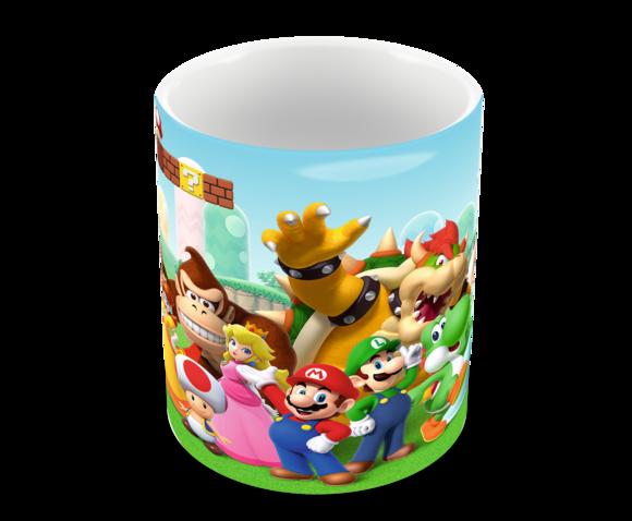 Caneca Polímero Super Mario Personalizada