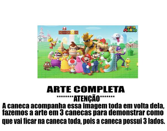 Caneca Polímero Super Mario Personalizada