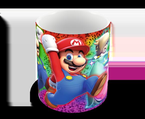 Caneca Polímero Super Mario Personalizada