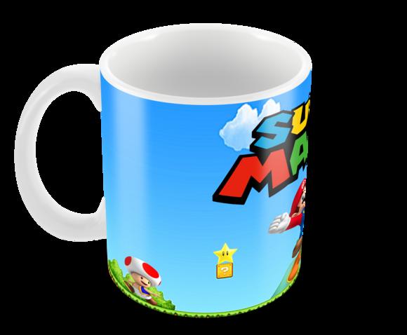 Caneca Polímero Super Mario Personalizada