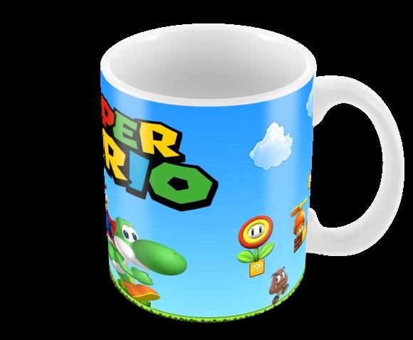 Caneca Polímero Super Mario Personalizada