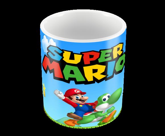 Caneca Polímero Super Mario Personalizada