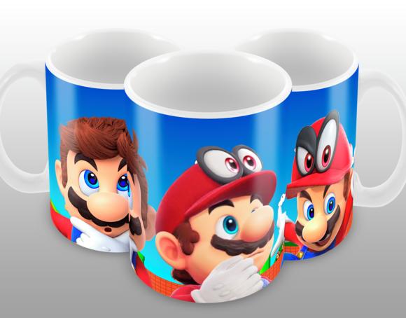 Caneca Polímero Super Mario Personalizada