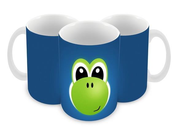 Caneca Polímero Super Mario Yoshi Personalizada