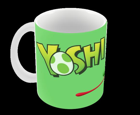 Caneca Polímero Super Mario Yoshi Personalizada