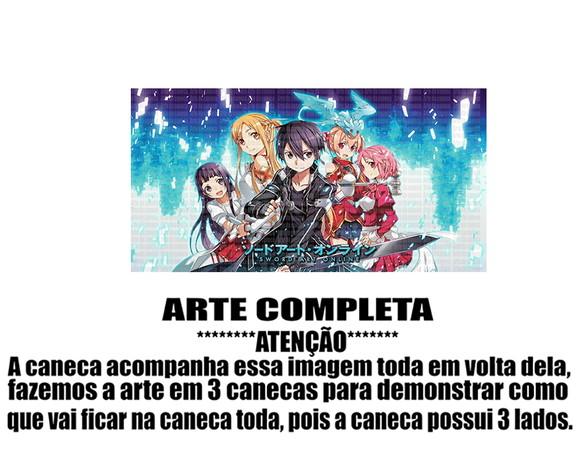 Caneca Polímero Sword Art Online Personalizada