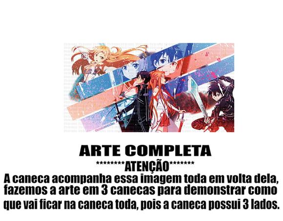 Caneca Polímero Sword Art Online Personalizada