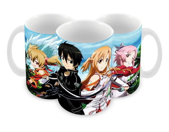Caneca Polímero Sword Art Online Personalizada