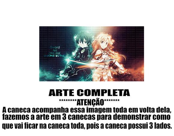 Caneca Polímero Sword Art Online Personalizada
