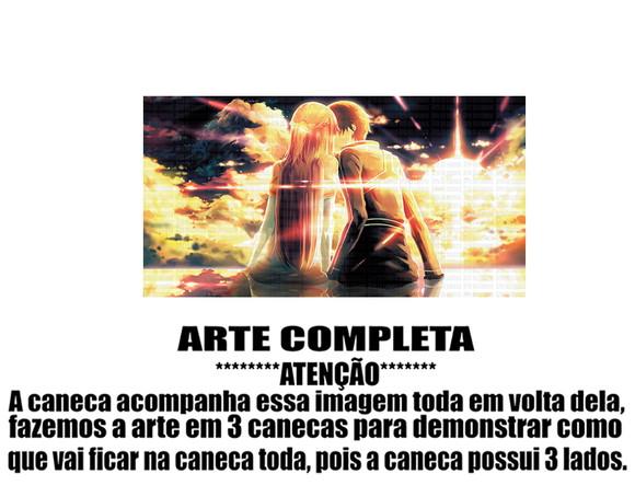 Caneca Polímero Sword Art Online Personalizada