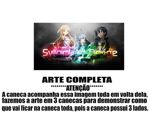 Caneca Polímero Sword Art Online Personalizada