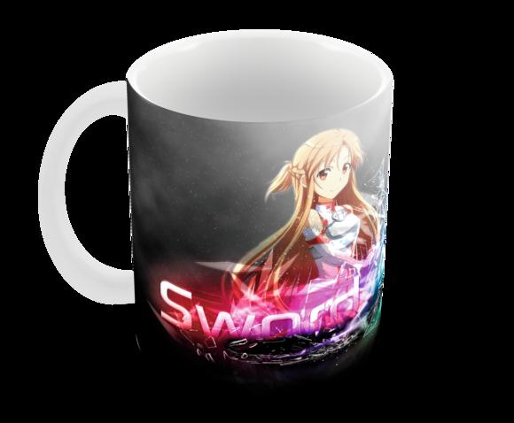 Caneca Polímero Sword Art Online Personalizada