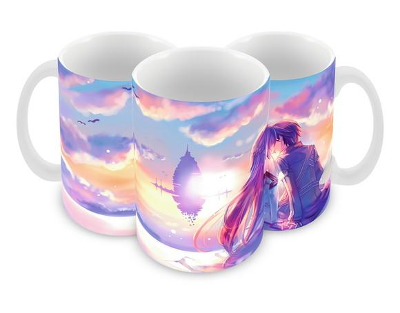 Caneca Polímero Sword Art Online Personalizada