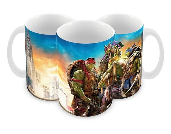 Caneca Polímero Tartarugas Ninja Personalizada