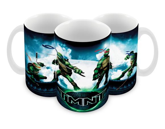 Caneca Polímero Tartarugas Ninja Personalizada